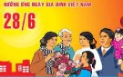 Kỷ niệm ngày gia đình Việt Nam 28/6 và tháng hành động về phòng chống bạo lực gia đình
