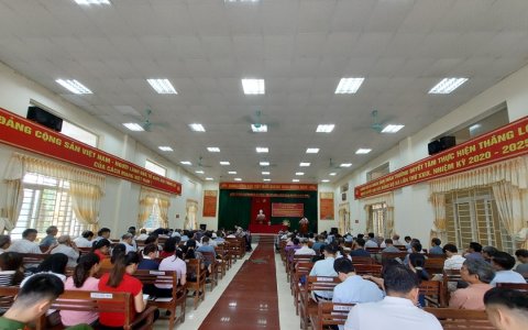 Đảng bộ xã Xuân Trường tổ chức Hội nghị học tập, quán triệt, triển khai thực hiện các nghị quyết